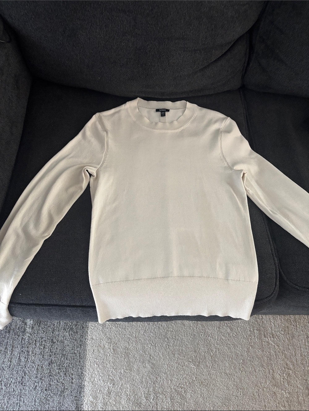 Express Women Crewneck Sweater - Cream